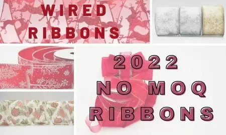 Wired Ribbon No MOQ - In-Stock Wired Ribbon with no MOQ required